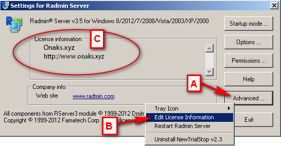 Radmin Server 3.5 Serial Key